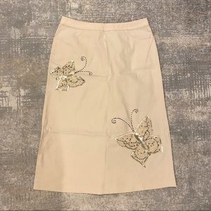 Paillette embroidered women skirts